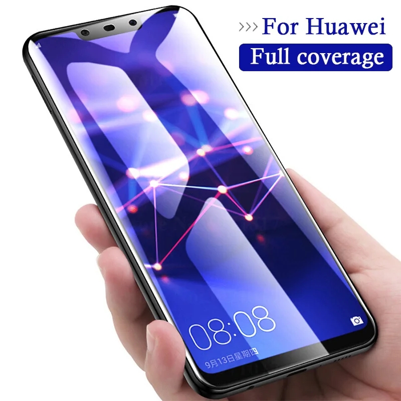 Защитное стекло для huawei p20 lite p smart plus чехол с закаленным стеклом honor P mate 20 nova 3i 3e 3 I e