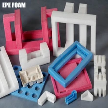 Пользовательский дизайн EPE форма белое покрывало, подушка обертывание настроить бренд упаковка дизайн материал полиэтилено Защитная Колонка упаковка