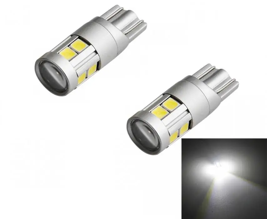 

FYSZ Car LED T10 5W Cold White Light 9-SMD 3030 LED Indicator Lamp 6000K 12V-24V (2 PCS)