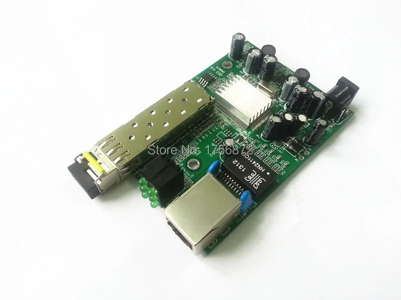 

SFP Gigabit Fiber Transceiver Board Gigabit Fiber Optical Media Converter SFP 1000Mbps Single-Mode Single Fiber LC Port 20KM