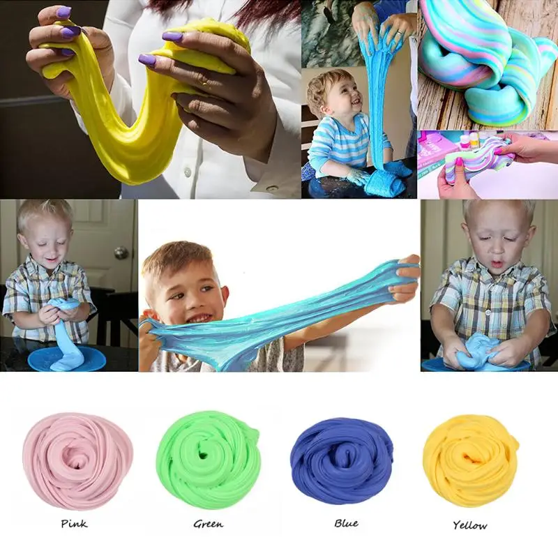 Супер мягкий и не липкий ароматизированный Лизун грязевая игрушка Jumbo Fluffy Floam Slime игрушка для снятия стресса для детей и взрослых с контейнерами