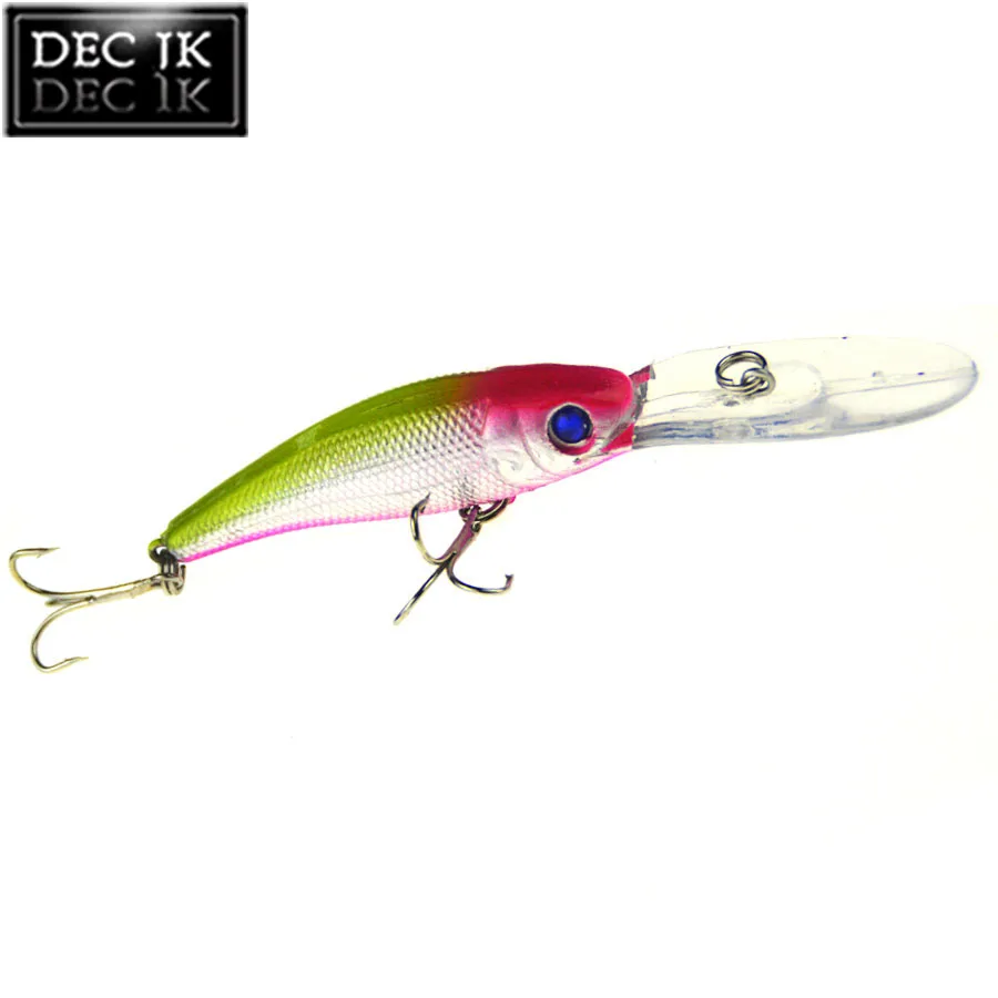 16PCS Plastic Hard Fishing Lure Tackle Fake Laser Bait Crankbaits Minnow Sea Bass Pike Swimbait With Hooks Saltwater Lures Set (5)