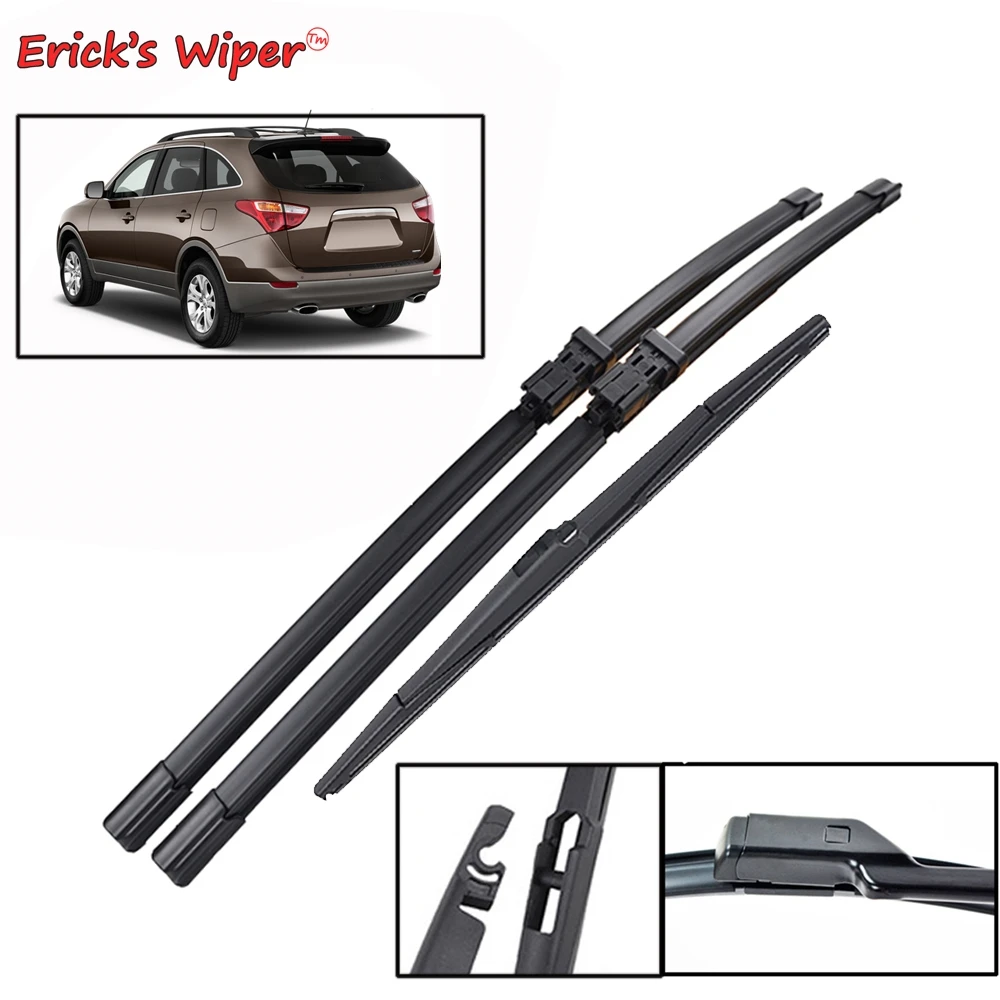 

Erick's Wiper Front Rear Wiper Blades Set For Hyundai Veracruz IX55 2006 - 2012 Windshield Windscreen 24"20"14"
