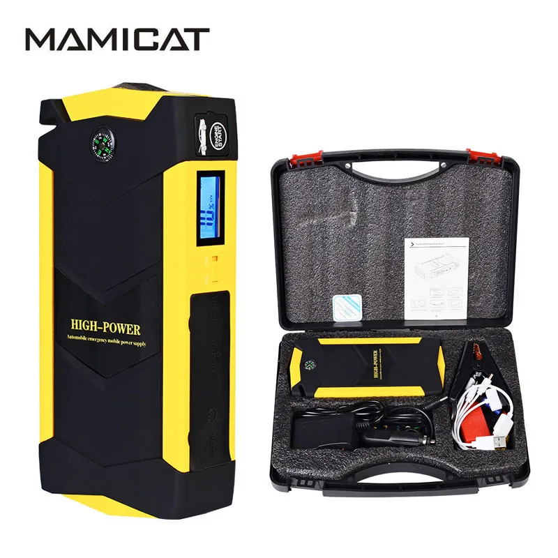 2017 New 82800mAh Car Jump Starter For Universal Cars Emergency Power Bank Digital Products font b