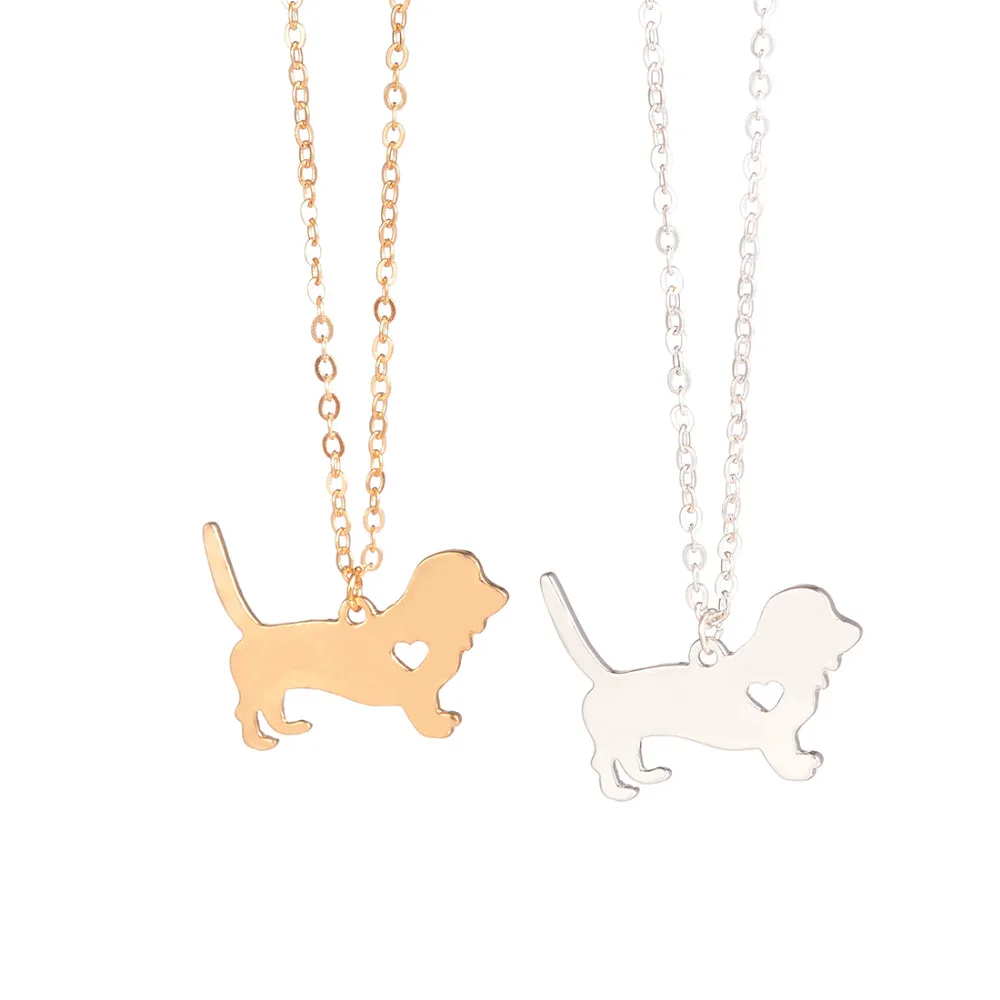 Модное 1 шт. ожерелье в виде собаки ювелирные изделия с бассетом на заказ для