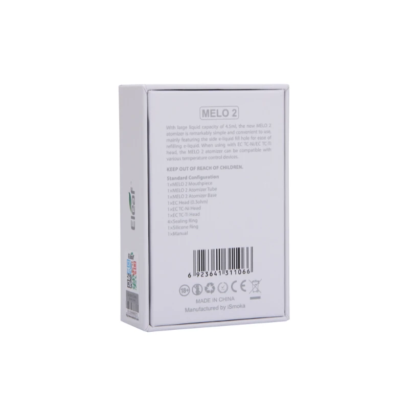 Original Eleaf Melo 2 Atomizer 4.5 ml Capacity Airflow Adjustable Subohm Tank Melo II with EC TC Head 04