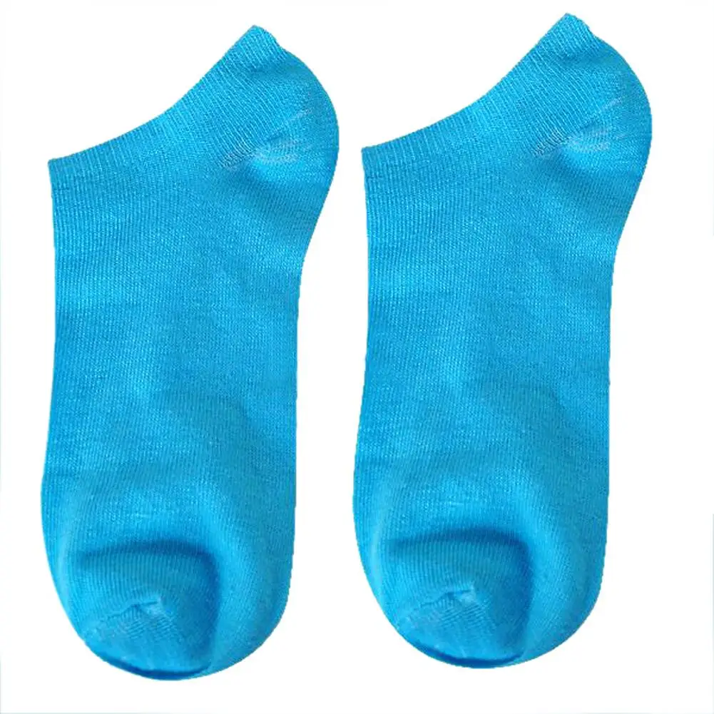 Tkoh Casual Womens Blue Ankle Boat Sock Low Cut Socks In Sock Slippers