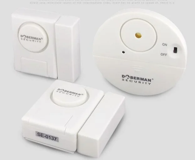 

SE-0130 Free Shipping Wireless Doberman Security Indoor Door Window Alarm Thief Protect Stolen Apartment