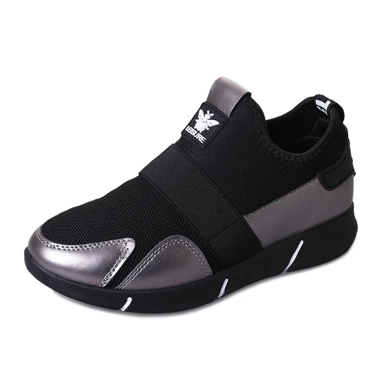 

Women Platform Sneakers Shoes Summer Black Vulcanized Shoes Ladies Baskets Femme Breathable Casual Shoes Zapatos De Mujer