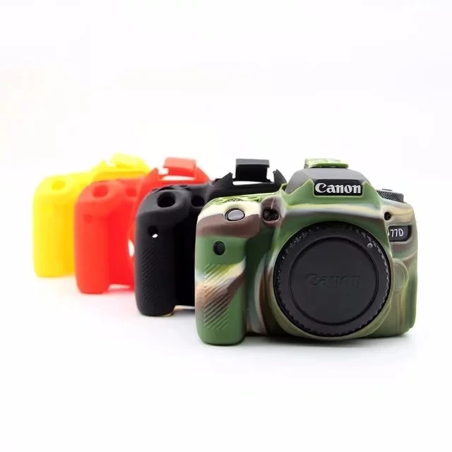 

Soft Silicone Case Camera Protective Body Bag For canon eos 77d Rubber Cover Battery Openning 77D Camera Bag