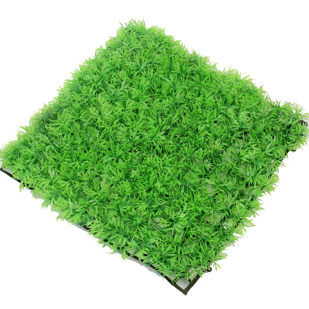 

1PC Green Artificial Grass Creative Micro Landscape Fake Lawn Simulation Miniature Garden Ornament Aquarium Decoration