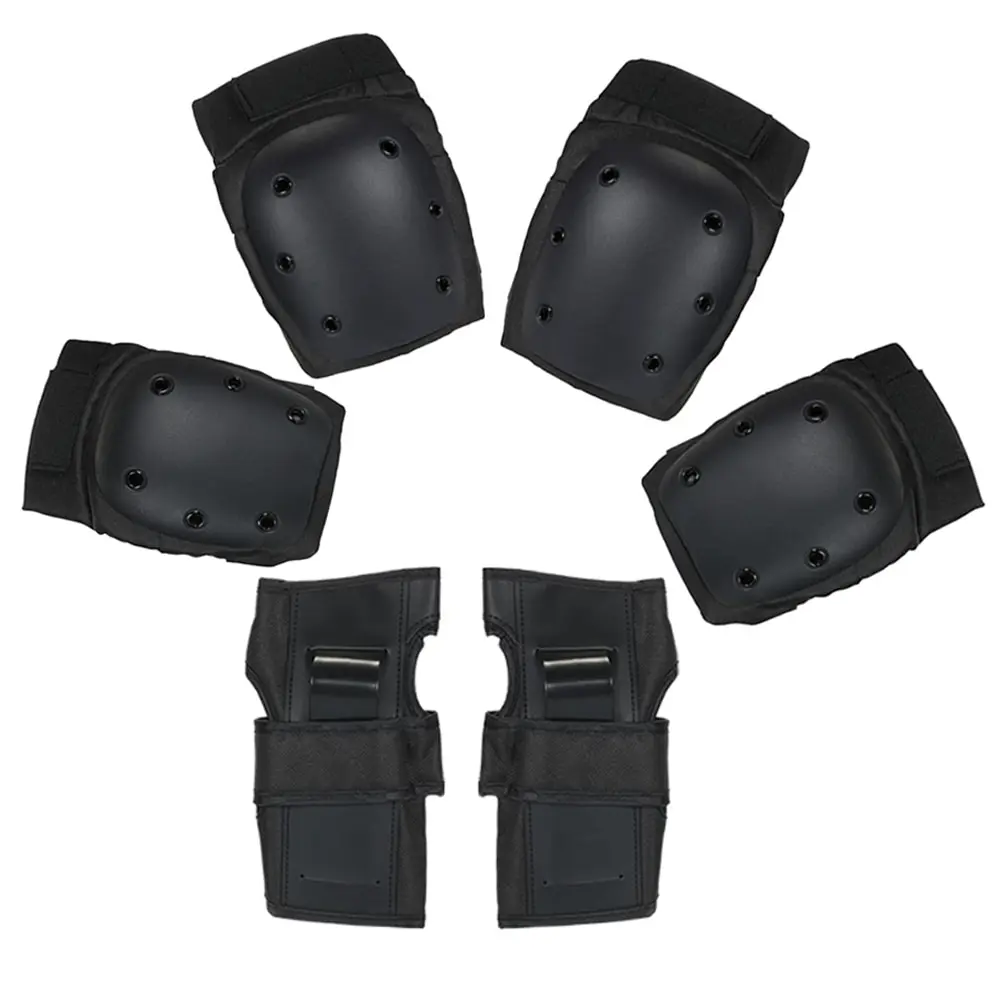 

Lixada New 6Pcs Protection Brace Cycling Roller Skating Skateboard Elbow Knee Pads Set Sports Safety Wrist Safety Protective Pad
