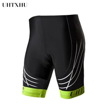 Uhtxhu мужские велосипедные шорты Coolmax гель дышащий коврик MTB велосипедные шорты шоссейные велосипедные шорты колготки Ropa Ciclismo