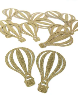 

Hot Air Balloon Confetti | Up Up and Away | Baby Shower Party Decorations | Hot Air Balloon Table decor scrapbook Confettis