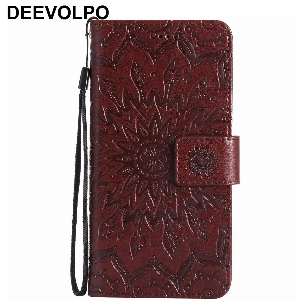 

Cases Card Slot Mobile Phone Bags Leather For Xiaomi 5X Mi5 Redmi 3S Note 3 4X 5A Flowers Datura Covers Solid Color P06Z