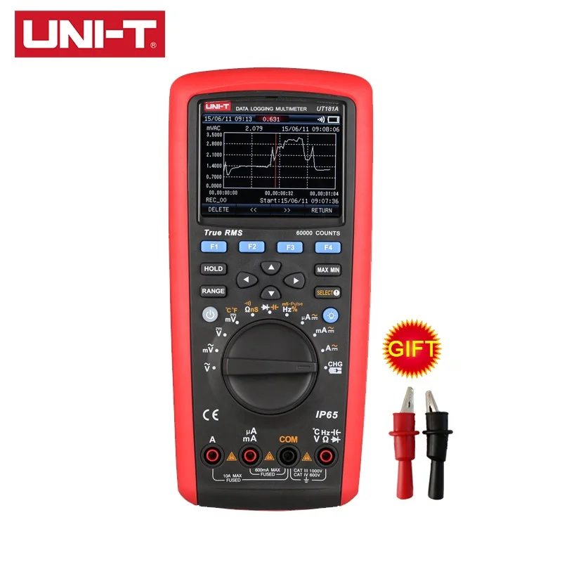 UNI-T UT181A Data Logging 20000 Digital Multimeter True RMS Tester Datalogging DMM Capacitance Temperature Meter