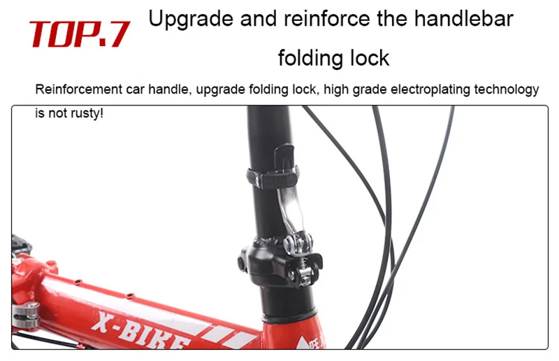 Clearance Adult Folding Bike 16-Inch Speed Change Two-Disc Brake Folding Car Small Wheel Portable Student Leisure Bicycle 15