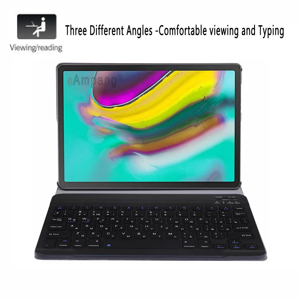 Чехол с русской клавиатурой для samsung Galaxy Tab S5e 10,5 T720 SM-T720 SM-T725 Планшет тонкий кожаный чехол Bluetooth клавиатура