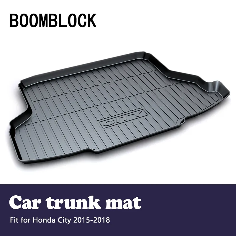 

Auto Car Cargo Liner rear trunk mat For Honda City 2018 2017-2015 Styling Luggage Tray Carpet Anti slip Floor Mat Accessories