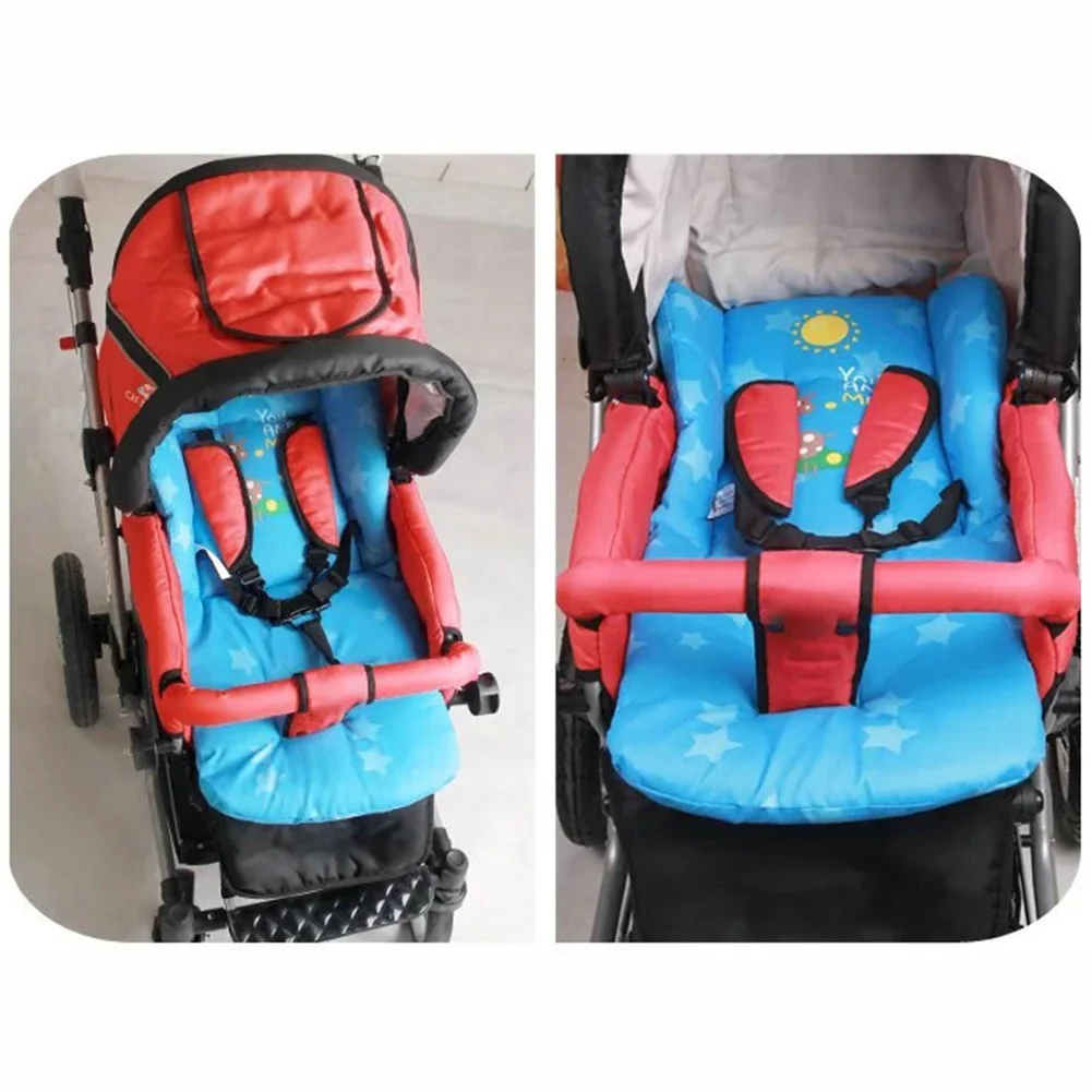 Детская коляска с хлопковым подкладом, детская коляска, коврик для коляски, подушка для сиденья, подушка для подгузников, аксессуары для коляски