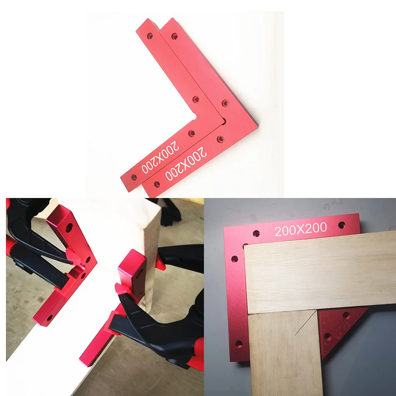 New 90 Degree Positioning Squares Aluminium Alloy Right Angle Clamps
