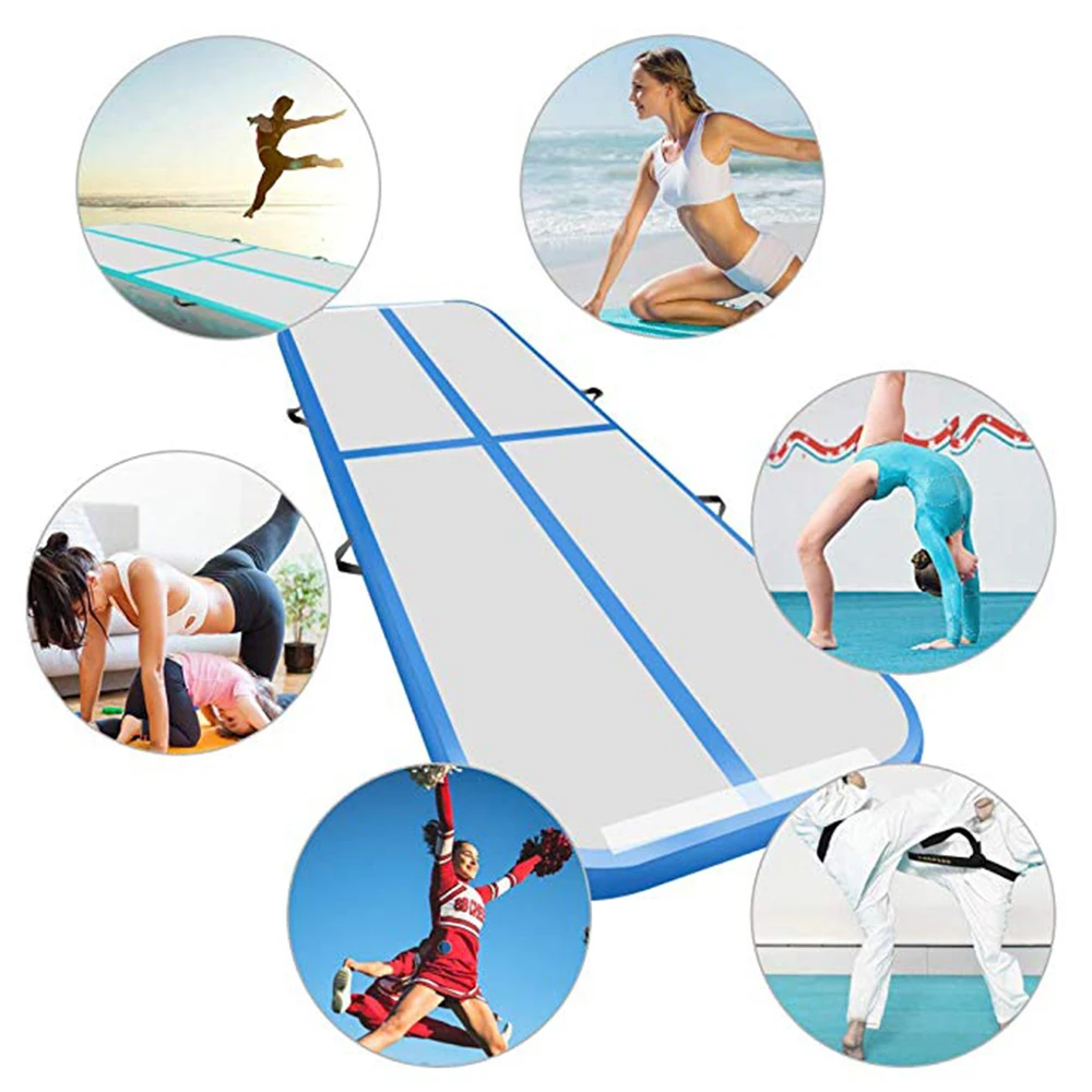 3/4/5 m Airtrack الترامبولين مقاومة للاهتراء نفخ الحارس اليوغا فراش/مضخة للمنزل/ التدريب/التشجيع/الشاطئ