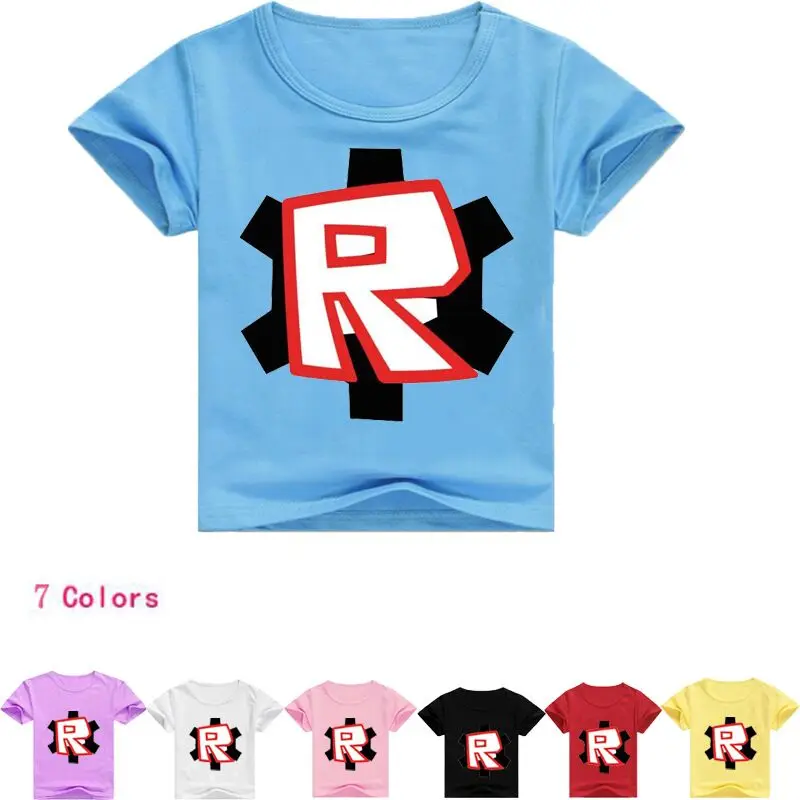 2 12years Teen Boys Clothes Roblox T Shirt Cartoon Running T Shirt