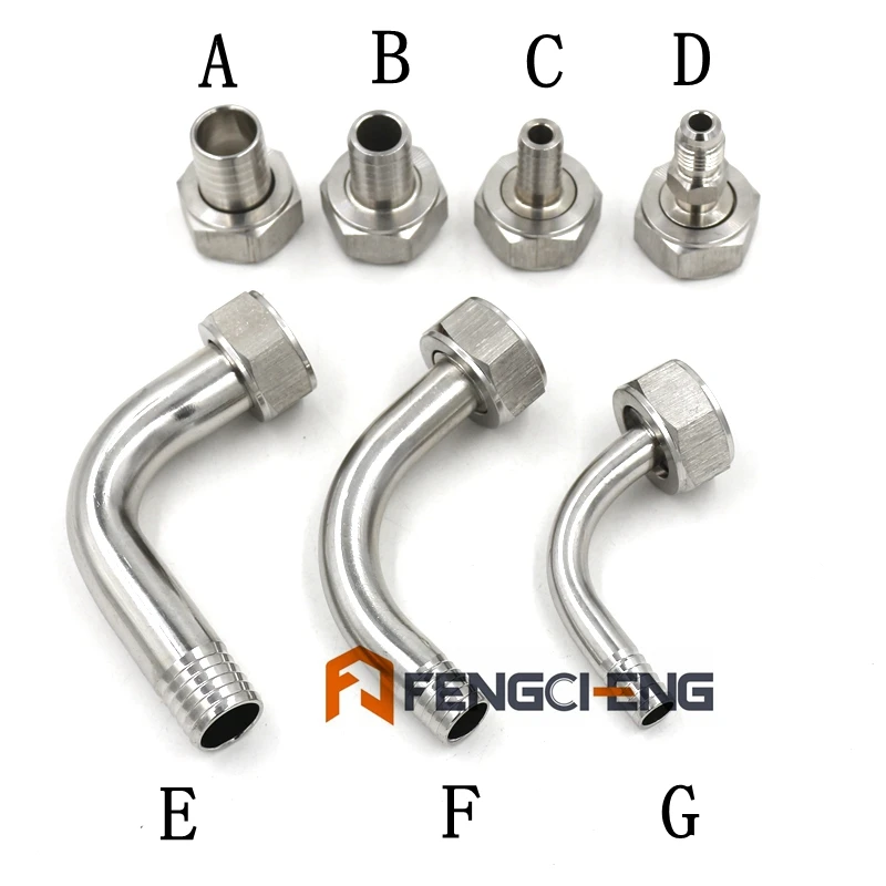 

Quick Connectors 1/2" NPT 304 Stainless Steel Food Grade O-ring Homebrew Pipe Pump Fitting