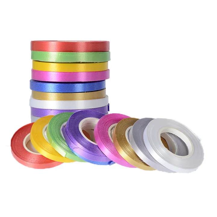 1    10pcslot 5mm10M Ribbon Wedding Decoration Birthday Party Supplie Diy Make Bows Gift Flowers Tie Bouquet Balloon Satin Ribbon