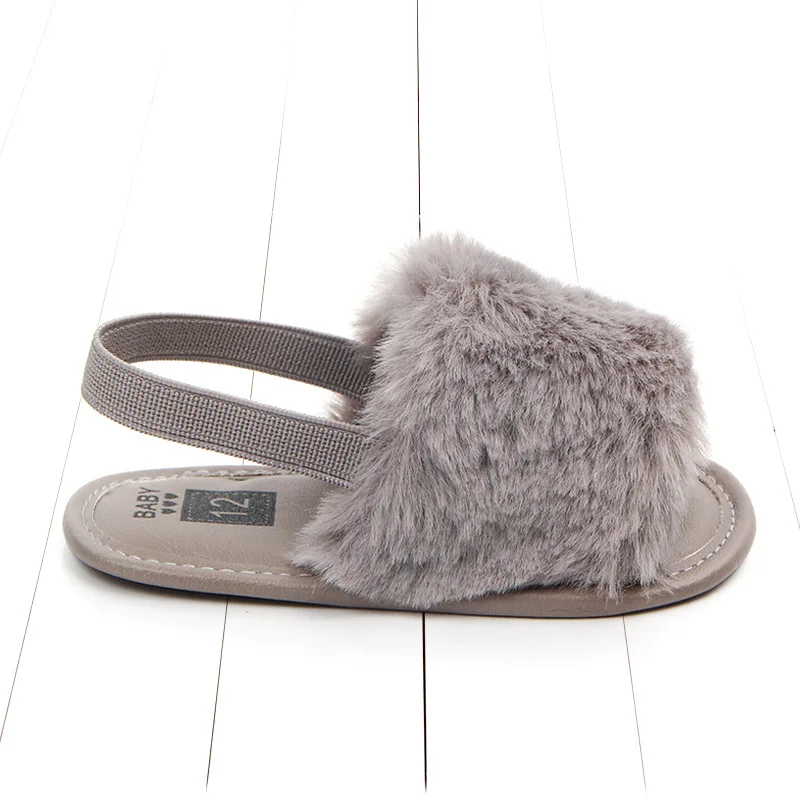 Baby Sandals for Girls Beach Sandals 2019 Summer New Kids Shoes Lovely Plush Toddler Princess Non-slip Crib Slippers Kids Gifts (17)