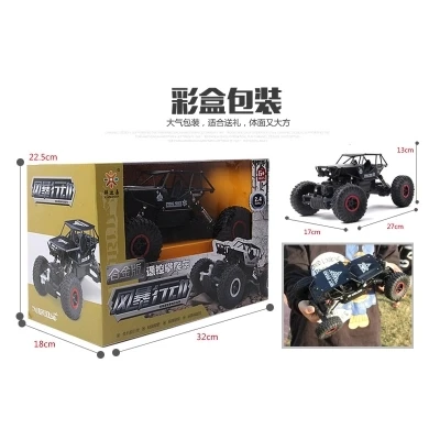 

New alloy mountain cross-country 4WD, Bigfoot climbing vehicle, high speed drift, remote control racing car, boy toys