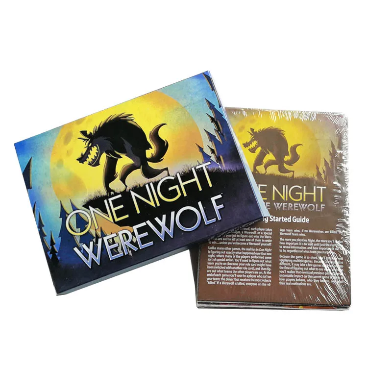 One Night Ultimate Werewolf настольные игры для дома вечерние карты на английском языке