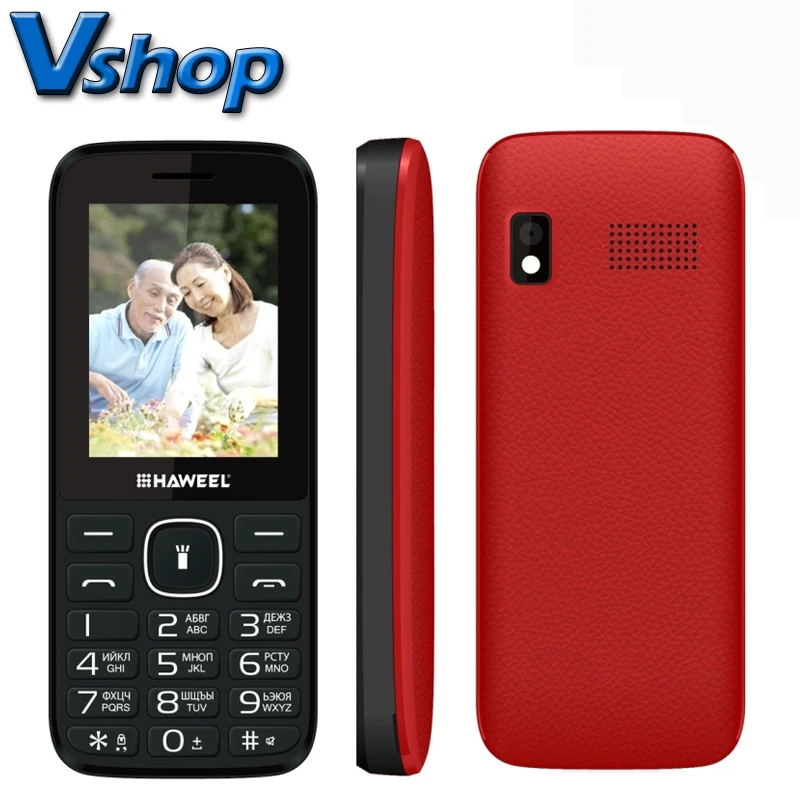 Original Haweel X1 Cell Phone Russian Keyboard 2.4 inch