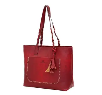 

Large Capacity Women Bags Shoulder Tote Bags Women Messenger Bags With Tassel Famous Designers Leather Handbags Travel Bags