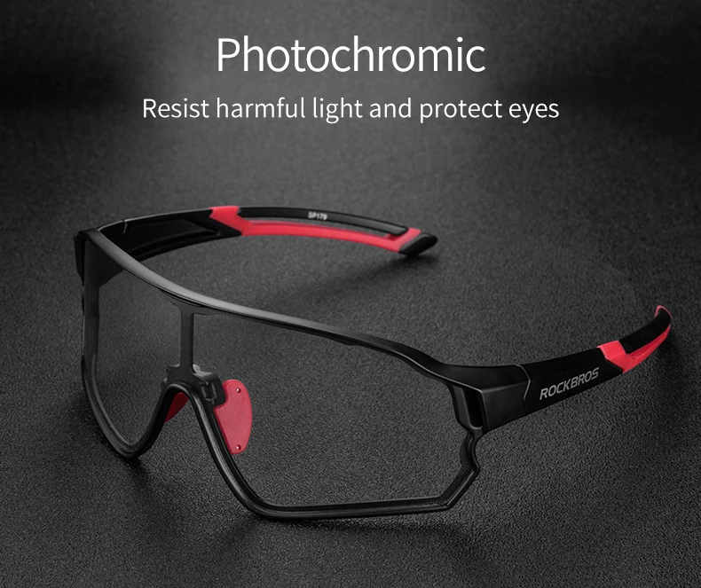 ROCKBROS Cycling Glasses Bicycle Polarized Photochromic Myopia Glasses Bike Eyewear Sport Men Women Fishing Cycling Sunglasses