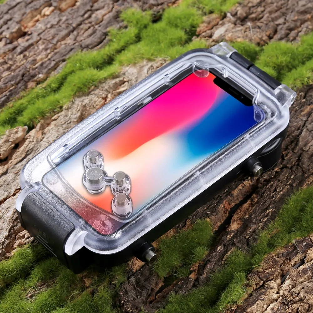 HAWEEL для iPhone X/XS чехол для дайвинга 40 м/130 футов водонепроницаемый корпус фото видео съемки подводный чехол для подводного плавания противоударный чехол