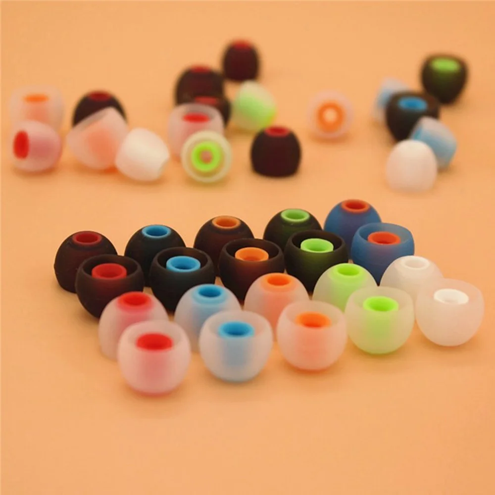 12 шт. силиконовые накладки для наушников вкладышей 3 8 мм|ear pad cushions|earbuds eartipsear pads |