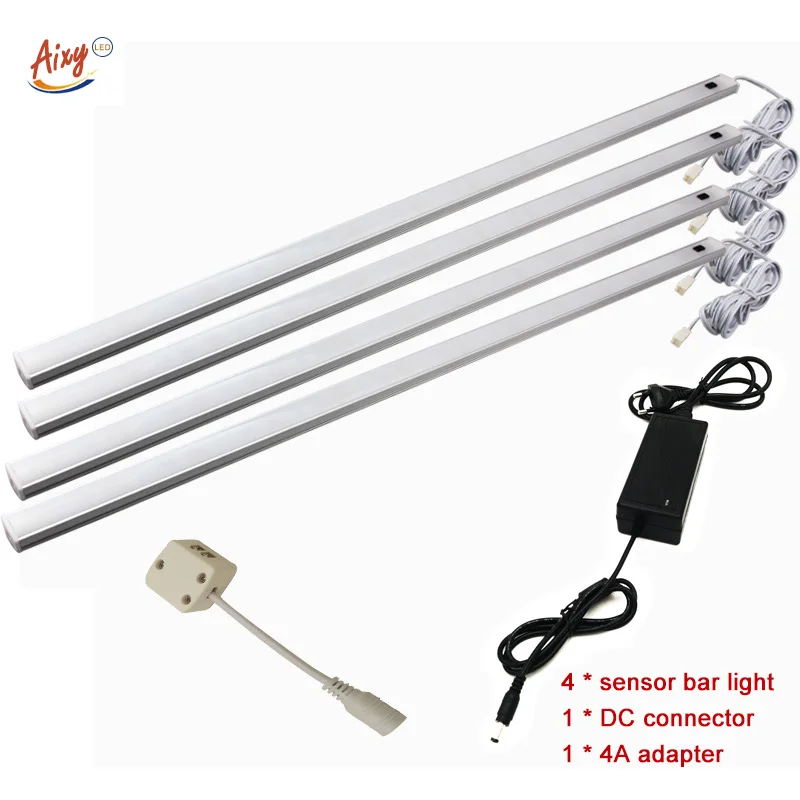 50CM 33led PIR Motion Sensor lamp kitchen led under Cabinet light Night Light for closet wardrobe DC 12V white/warm white
