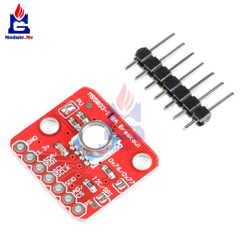 

GY-MS5803-14BA MS5803 14BA Fluid Liquid Gas Pressure Height Sensor Breakout Module Waterproof Pressure Sensor for Arduino