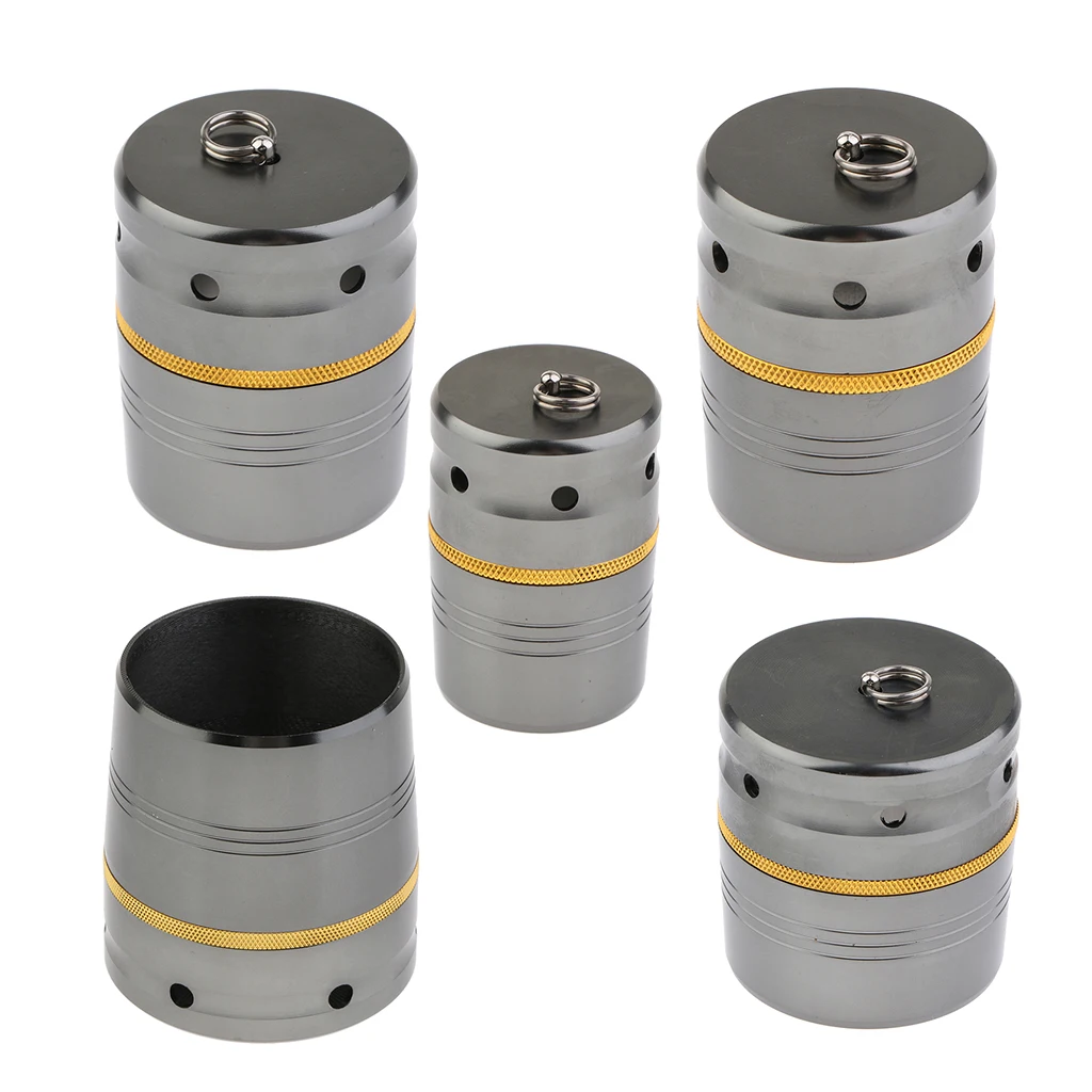 

1PC Lightweight Stylish Aluminum Alloy Fishing Rod End Cap Butt Fishing Reel Cases Holders Aluminum Cap for fishing Rod Access