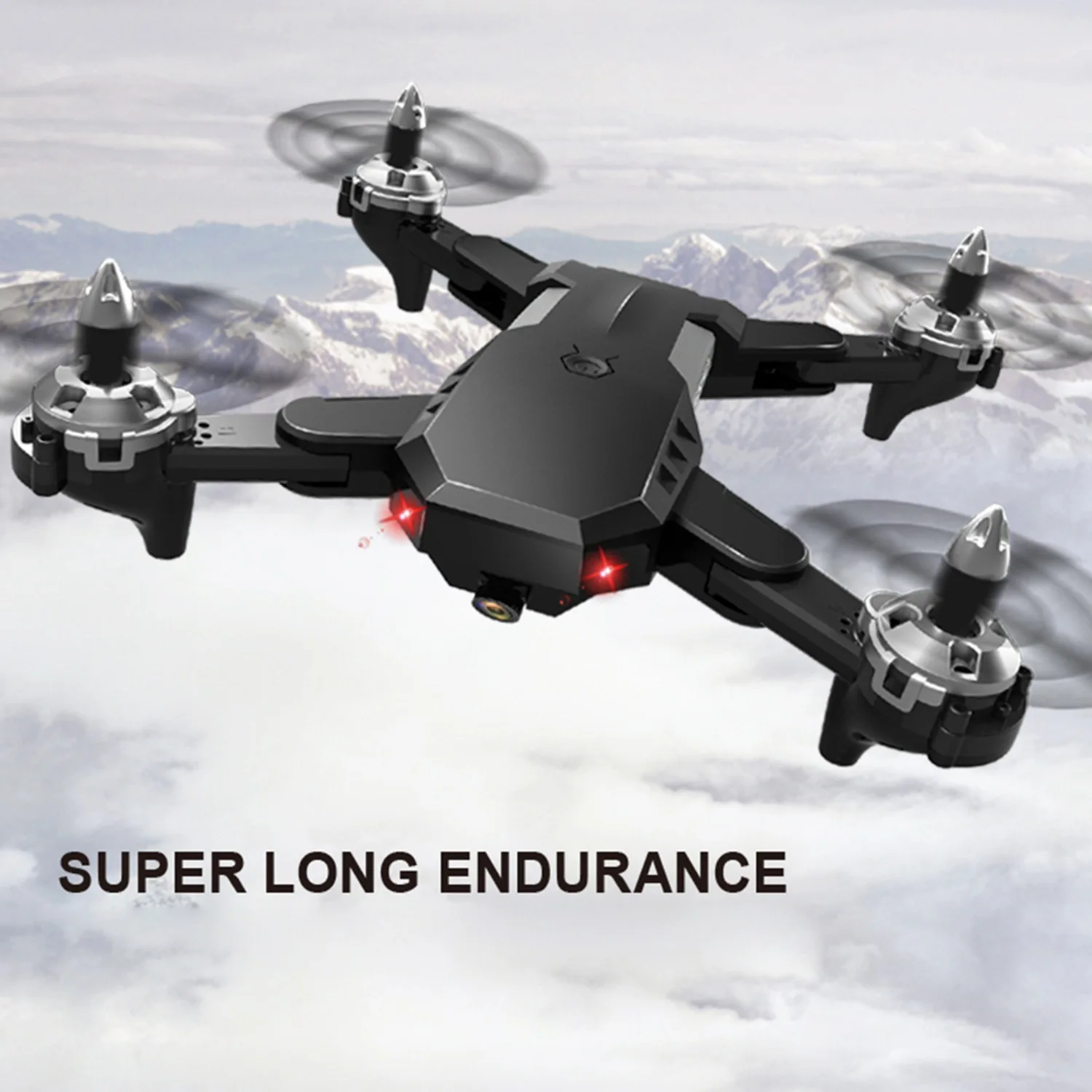 E58 Wifi Fpv с 2-мегапиксельной широкоугольной камерой Режим высокой фиксации складной Радиоуправляемый Дрон Квадрокоптер Rtf