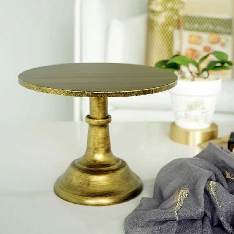  Sweetgo Cake Decorating Stand Black Gold Wedding Cake Tools For Cup Cake/Fondant Bakeware Candy Bar