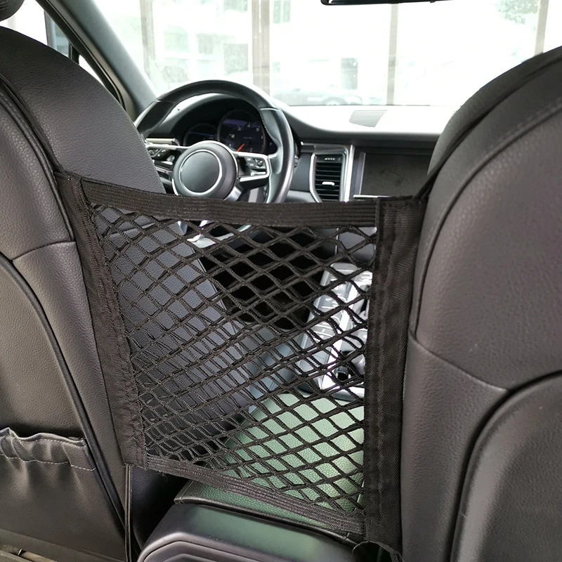 

Auto Car Seat Grid Side Storage Mesh Net Pouch Bag Phone Holder Pocket Organizer Netting Interior Accessories Stuff Podsachek