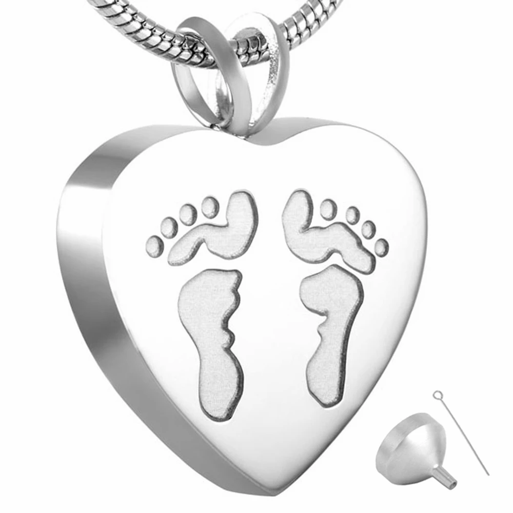 Cremation Urn Necklace For Ashes Memorial Keepsake Stainless Steel Urn