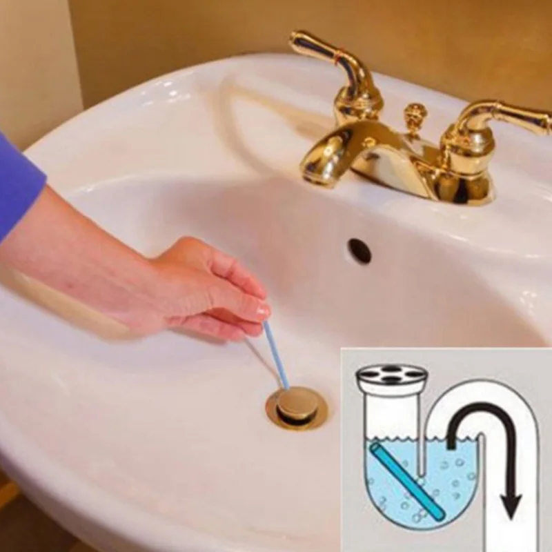 12 шт. палочки Sani Sticks масло для обеззараживания кухни Слив для ванны очиститель Чистка канализации стержень удобный канализационный волос