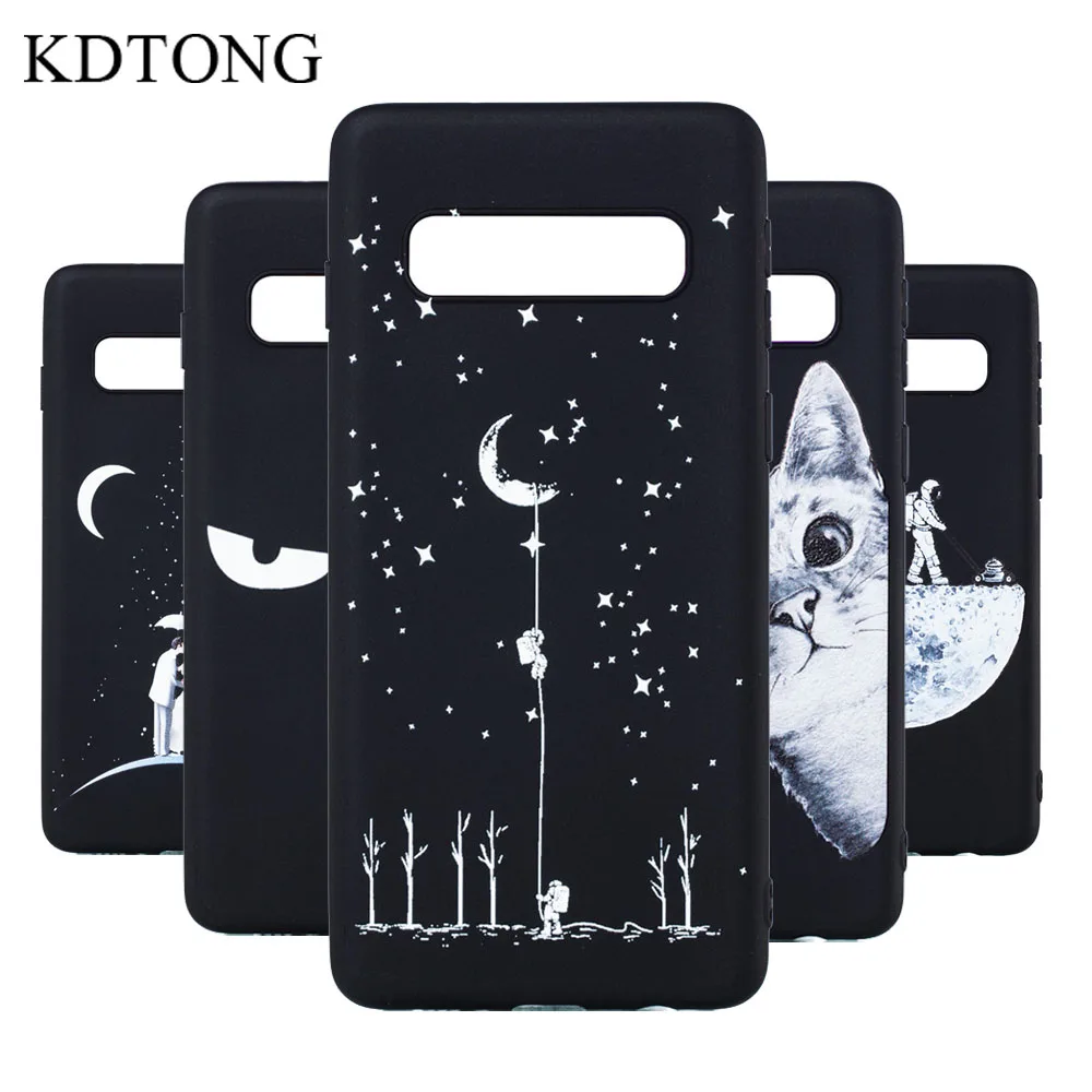 

Starry sky Case For Samsung S10 S10E Case Cover For Samsung Galaxy S10 Plus S10E Case Fashion Soft Silicone Cover Phone Shell