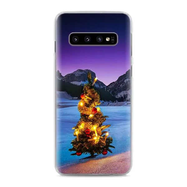 С Рождеством год чехол для телефона s для samsung Galaxy S10e S10 S8 S9 Plus M10 M20 M30 A50 S6 S7 Edge жесткий чехол - Цвет: 08