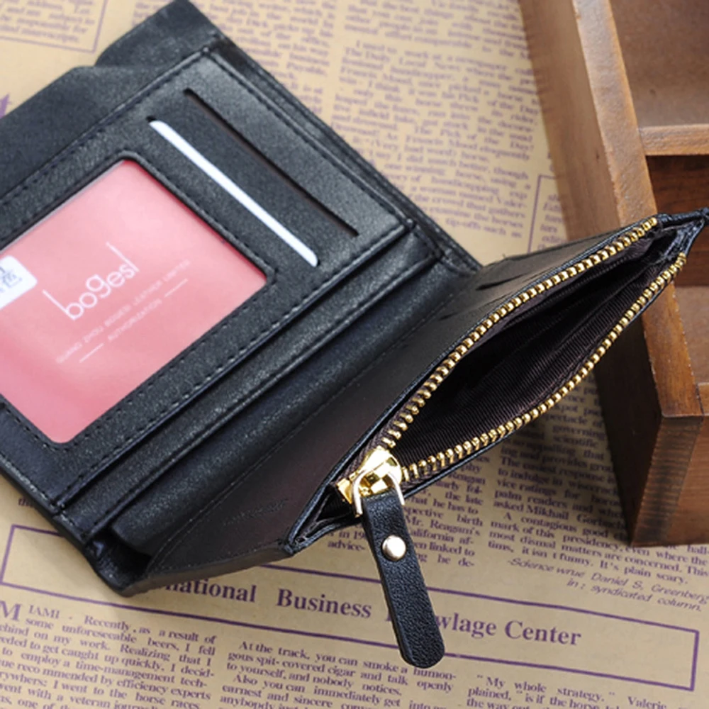 Zipper little change small for mini partmone men coin purse case holder wallet male bag pouch