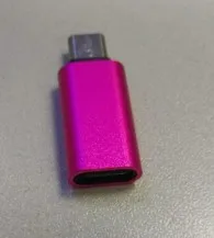 Алюминиевый 3 А USB 3,1 type C USB-C Женский к Micro USB 5pin Мужской адаптер для быстрой синхронизации данных и зарядки конвертер Разъем для Android - Цвет: red