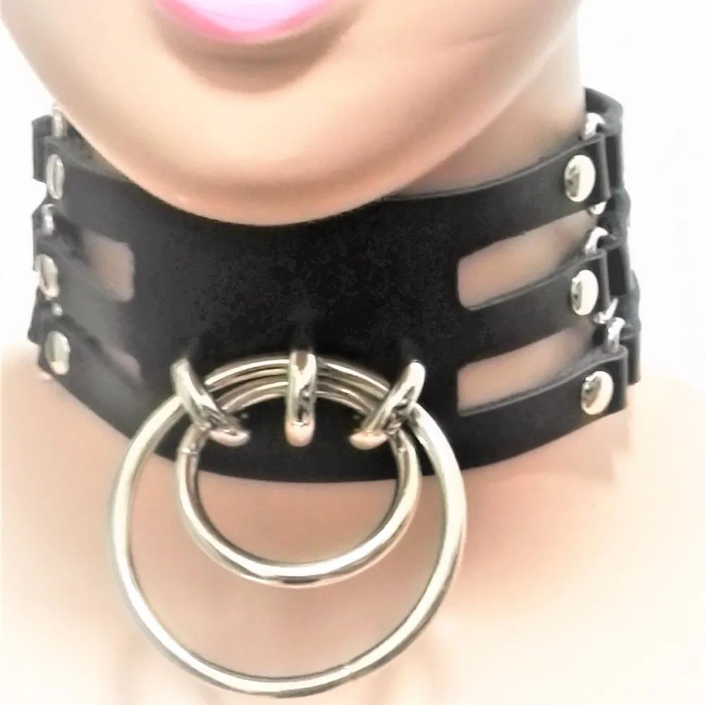 Dark Handmade Punk Harajuku Leather Collar Double O Ring Choker Necklace Jewellery Watches Primusschool Edu In Dark Handmade Punk Harajuku Leather Collar Double O Ring Choker Necklace Jewellery Watches Primusschool Edu In